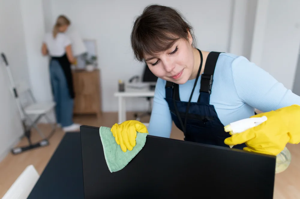 Deep sanitization and restoration of kitchen benchtops, tiles, and fittings