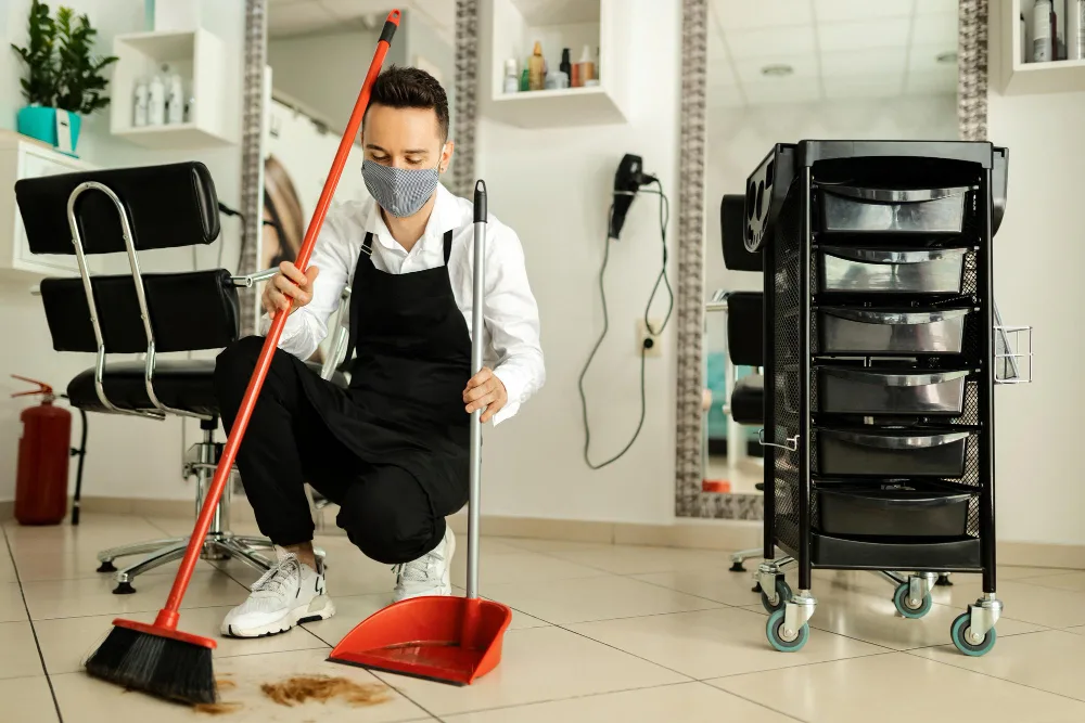 Bright and spotless education facility classroom cleaned by professional Melbourne cleaners